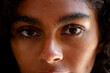 © Wavebreak Media - Close-up of woman's eyes showing thoughtful expression in natural light, at home