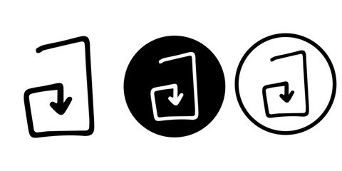 Arrows vectors icon set