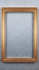 Poster - A Stunning Empty Poster Frame with a Beautiful Diamond Background Perfect for Custom Designs and Advertising Needs