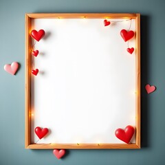Poster - A Beautiful Heart Background Designed for Social Media Posters, Perfect for Creating Engaging and Emotional Content That Touches the Heart