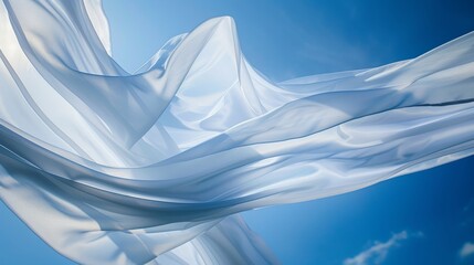 Fototapete - thin fabric billowing the breeze eeeeaee ecddcefdb generated illustration