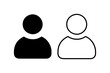 © Gd Borkot - Profile icon on white background