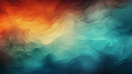 Wall Mural - a colorful abstract painting with blue, red, and yellow colors