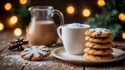 Wall Mural - christmas cookies on the table