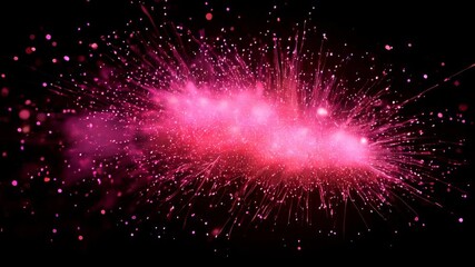 Wall Mural - colorful powder explosion on black background