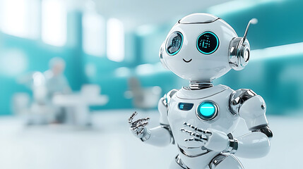 Poster - Explore how robots enhance human efficiency and transform workplaces in the technological era