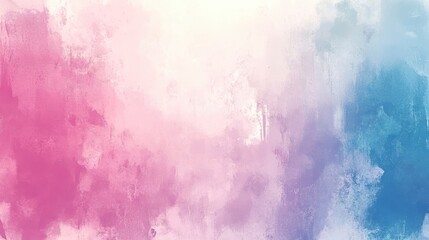 Wall Mural - Colorful abstract texture with soft pastel gradient and artistic brush strokes.