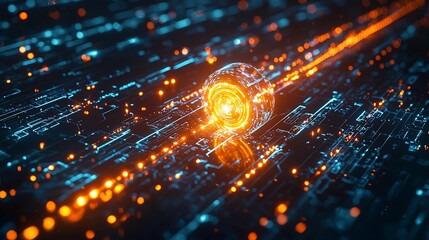 Poster - quantum key distribution system monitoring on digital interface for secure communication