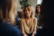 © Vorda Berge - Middle aged female therapist conducting a group session
