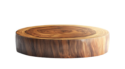 Poster - Low Wooden Display Pedestal with Polished Surface