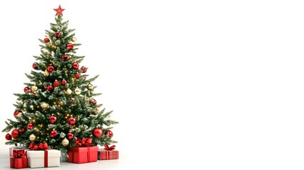 festive christmas tree