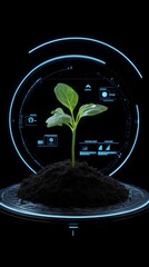 Poster - Discover how precision agriculture and AI enhance the monitoring and management of seeds and crops, transforming modern farming practices for improved productivity and sustainability