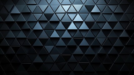Aufkleber - Black and white image of a wall with triangles. The image has a modern and abstract feel to it