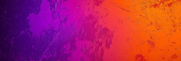 Fototapete - This vibrant abstract texture features a striking gradient transition from purple to orange, ideal for backgrounds, graphics, or creative projects requiring bold visuals