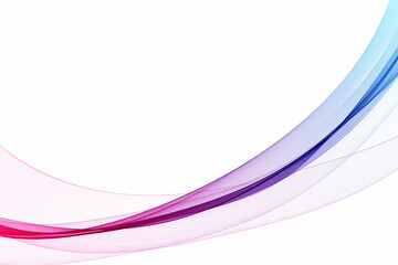 Leinwandbilder - Abstract vector wave. template for advertising. Eps 10