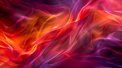 Wall Mural - A colorful abstract painting with a lot of red, blue, and yellow