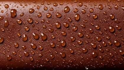 Wall Mural - wet brown leather texture