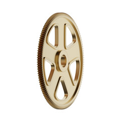 Wall Mural - cog wheel isolated