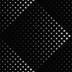 Poster - Black and white geometrical seamless dot pattern background design - abstract vector illustration from dots