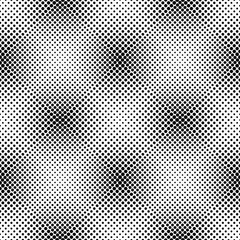 Poster - Seamless geometrical dot pattern background design - black and white abstract vector illustration