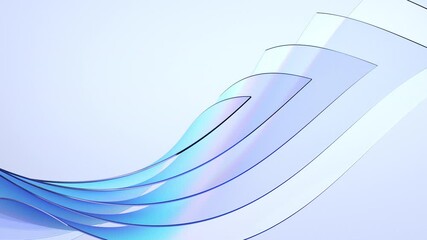 Poster - Abstract background design, 4k seamless looping animation, 3d render