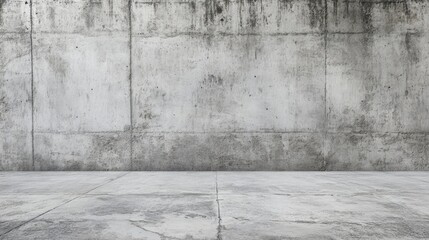 Poster - Concrete grey wall texture serving as a backdrop