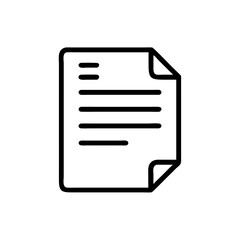 Poster - Vector icon representing a searching document concept, illustrating the activity of looking for information within paperwork in a minimalistic black and white style