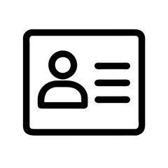 Poster - Vector icon depicting a user profile design, suitable for representing user accounts or personal identification in digital applications and web interfaces
