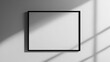© Lukas - Poster und Bilderrahmen Mockup – fotorealistisches 3D-Rendering für Bildplatzierung, minimalistisch