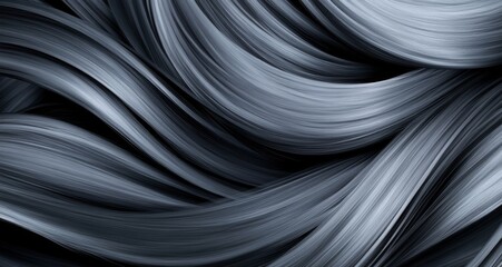 Poster - explore the elegant flow of silky textures in monochromatic grey shades