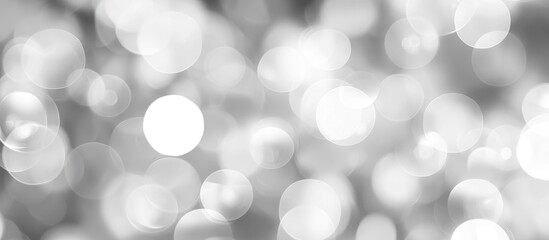 Aufkleber - Abstract Bokeh Lights With Light Gray Background