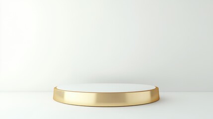 Aufkleber - 3D podium on a white background with rendering effect