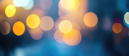 Leinwandbilder - Abstract Blur Light For Background On Night Time
