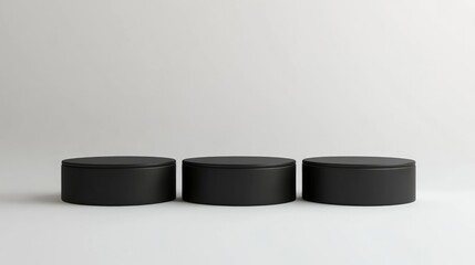 Aufkleber - 3D podium on a white background with rendering effect