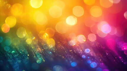 Aufkleber - Vibrant spectrum of colors illuminated with light