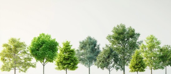 Poster - Trees Of Various Fresh Green