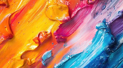 Aufkleber - Background Of Bright Colors Design Tint Close Up