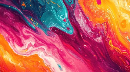 Poster - Background Of Bright Colors Design Tint Close Up