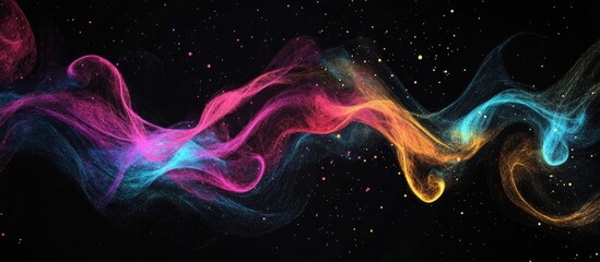 Aufkleber - Abstract Design Background Set On Black