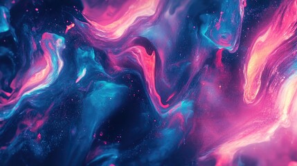 Poster - Abstract background design with vibrant colors and dynamic shapes creating a visually striking and modern aesthetic perfect for various artistic applications