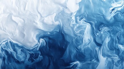Poster - Gradient background design featuring a blend of blue and white colors