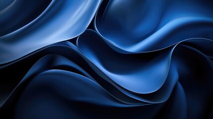 Poster - Abstract background in dark blue hues
