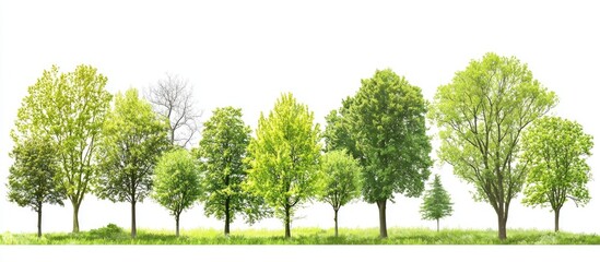 Poster - Trees Of Various Fresh Green