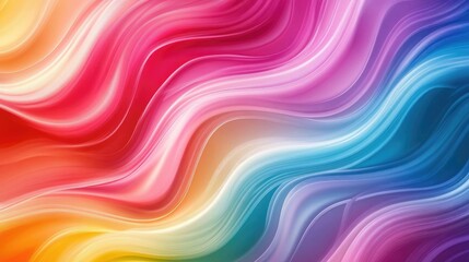Poster - Vibrant Wavy Background Design