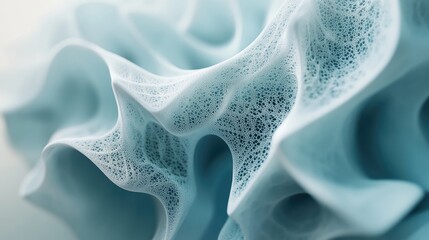 Poster - Abstract fractal object graphic featuring a 3D effect