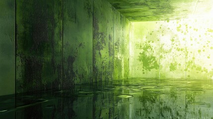 Poster - Abstract green backdrop