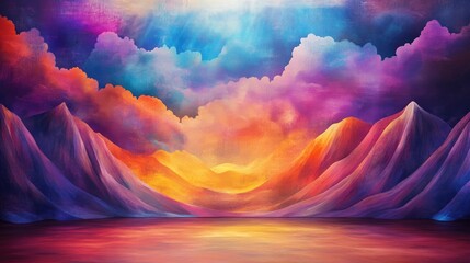 Poster - Vibrant stage backdrop design