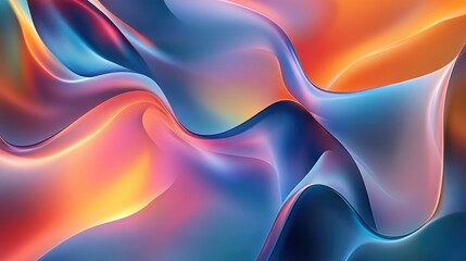 Aufkleber - Abstract colorful and smooth lines background suitable for business brochures and templates Ideal for modern window design concepts
