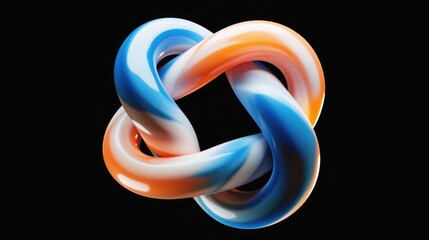 Poster - 3D representation of a torus knot