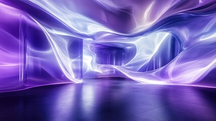 Poster - Modern abstract backdrop featuring luminous effects